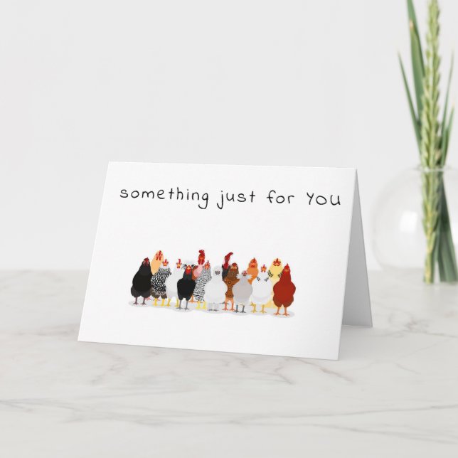 GRUPO DE POLLOS COMEDIALES HACEN TARJETA DE DIVERS (Anverso)