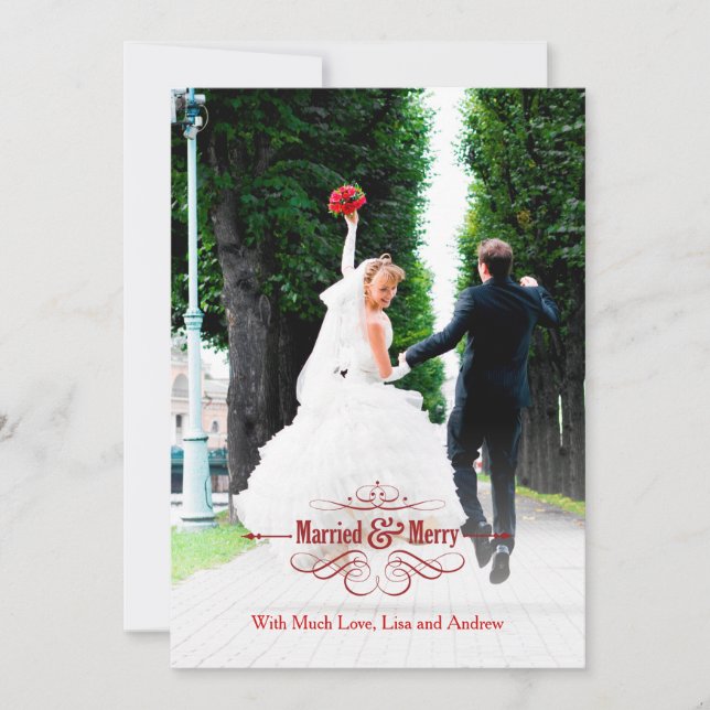 Grupo de tarjetas de vacaciones Vintage y Married (Anverso)