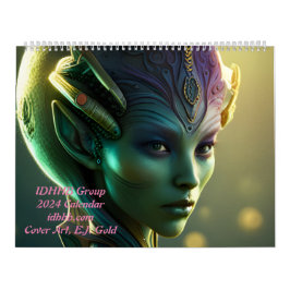 Grupo IDHB 14 imágenes 14 Artistas Calendario 2024