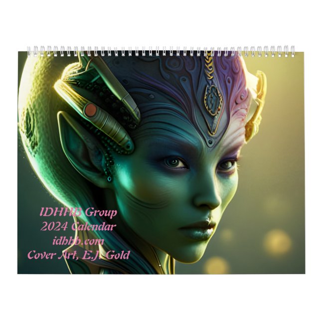 Grupo IDHB 14 imágenes 14 Artistas Calendario 2024 (Tapa)