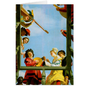 Grupo musical Gerrit Van Honthorst Balcony Art