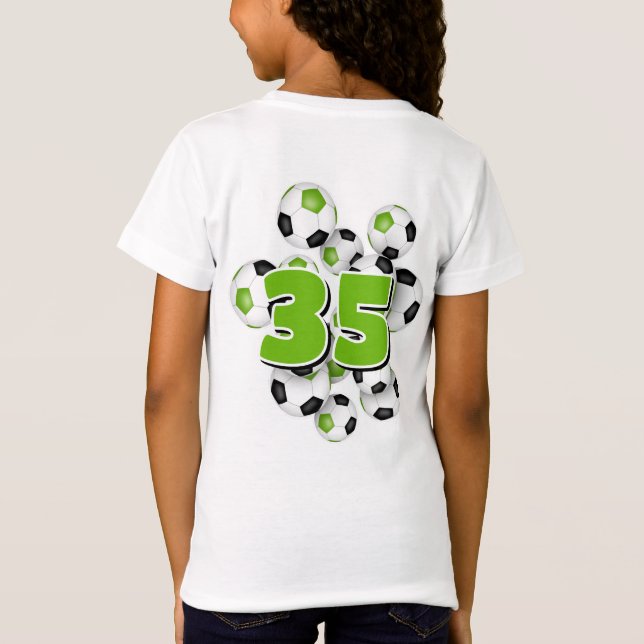 grupo número jersey de pelotas de fútbol verde bri (Reverso)