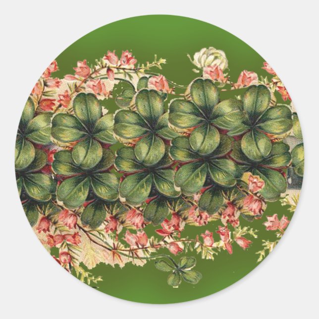 Grupos de Pegatinas de Shamrock (Anverso)