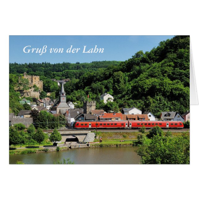 Grußkarte Balduinstein im Lahntal (Anverso (Horizontal))