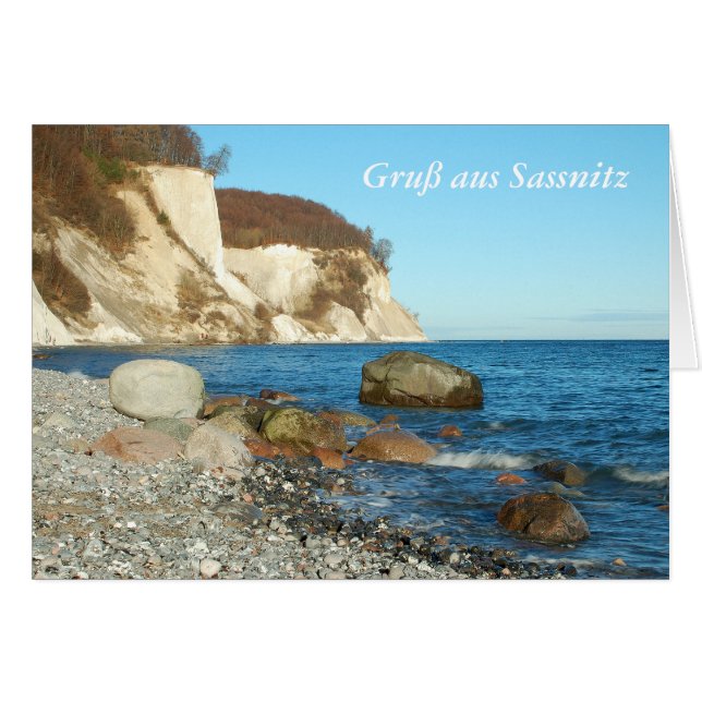 Grußkarte Gruß aus Sassnitz (Anverso (Horizontal))