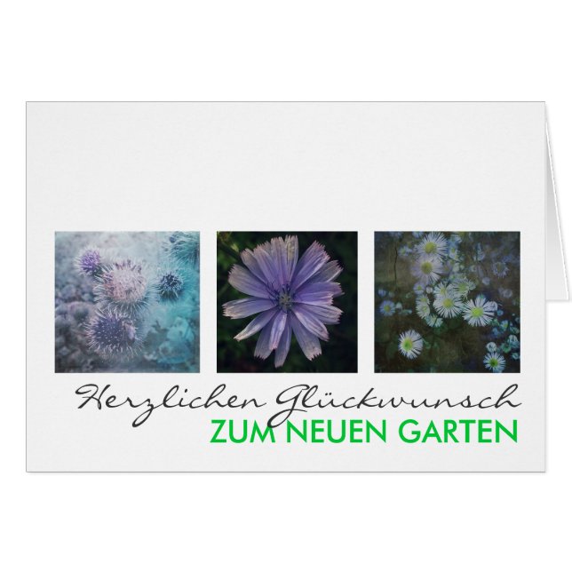 Grußkarte mit ihren Fotos (Anverso (Horizontal))