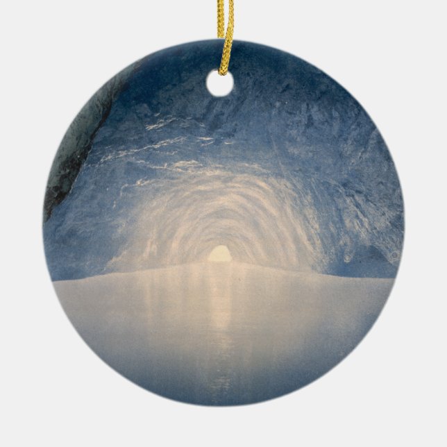 Gruta azul, isla ornamento de Capri, Italia (Frente)