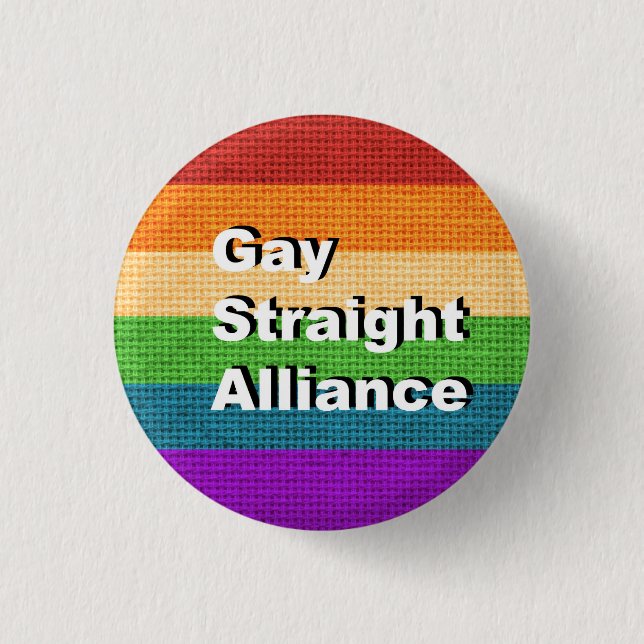 GSA - Alliance recto gay alía el Pin del botón (Anverso)