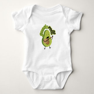 Guac divertida y Roll Aguacate Baby Body Suite