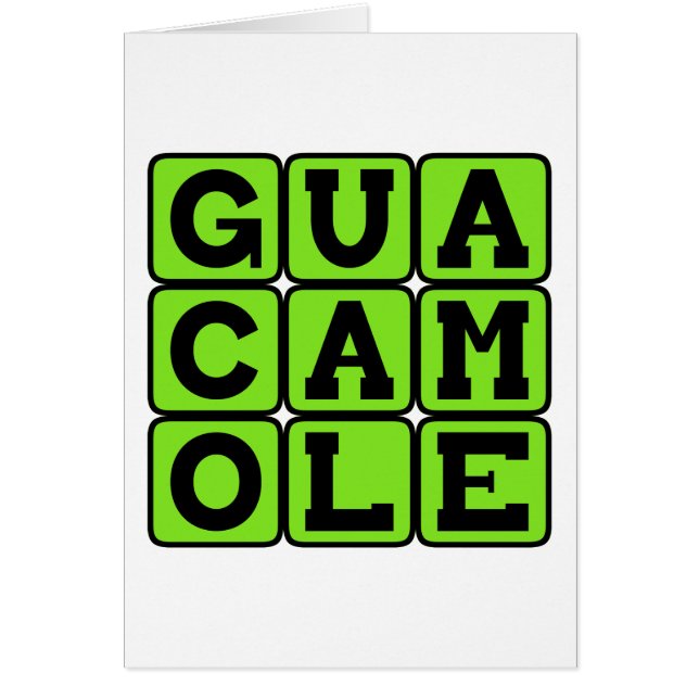 Guacamole, aguacate dip (Frente)