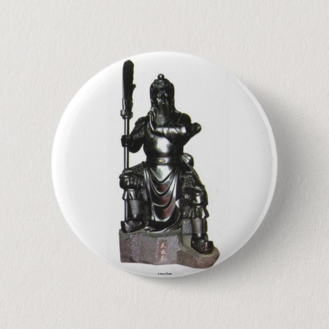 Guan Gong -Kuan Kung- Botón (Anverso)