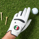 Guante De Golf Celebrar Monogrammed, Personalizado del Orgullo It<br><div class="desc">Este elegante guante de golf blanco y negro es el regalo perfecto para los amantes del golf italiano. Diseñado tanto para el desempeño como para la personalidad, cuenta con un medallón personalizado en la parte de atrás de la mano que exhibe la vibrante bandera italiana verde, blanca y roja, una...</div>