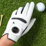 Guante De Golf Clubes De Golf De Nombre Personalizado Negro Y Bla<br><div class="desc">Personalice el nombre en la tipografía clásica para crear un regalo de golf único y mantenerlo para cualquier golfista. Diseñado por Thisisnotme©</div>