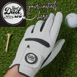 Guante De Golf Funny Golfer Mejor Papá Por Par | Día del Padre<br><div class="desc">Funny Golfer Mejor Papá Por Par | Marcador de pelota de golf del Día del Padre. Personalizar todo color e iniciales para el regalo perfecto para los amantes del golf.</div>