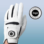 Guante De Golf Logotipo simple con promoción de negocios de texto<br><div class="desc">Añade tu propio logotipo y elección de texto a este diseño. Eliminar el texto superior o inferior si lo prefiere. Minimalista y profesional. Excelente como producto promocional para sus clientes y clientes.</div>