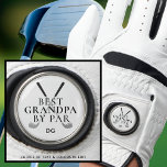 Guante De Golf MEJOR GRANDPA POR PAR Monograma Clubs<br><div class="desc">Reconocer a un abuelo especial entusiasta del golf con este guante de golf personalizado con el divertido título de golf BEST GRANDPA BY PAR con un monograma o nombre en su elección de texto y colores de fondo. ASISTENCIA: Para obtener ayuda con la modificación o personalización del diseño, el cambio...</div>