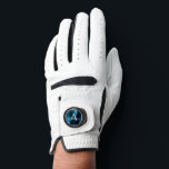 Guante De Golf Relieve metalizado metálico azul Monograma Deporte<br><div class="desc">Blue Faux Metallic Relieve metalizado Acero Inoxidable Elegante Damas Golf Glove. Este Guante de Golf Monogramado Azul y Gris se puede personalizar para incluir tu nombre inicial y de pila. Póngase en contacto con el diseñador para obtener elementos coincidentes.</div>
