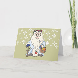 Guantes del navidad w/blue del padre y una