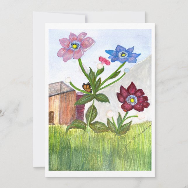 GUARDA LA FECHA - Invitación de Pintura al Acuarel (Anverso)