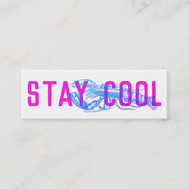 Guarda las tarjetas de entrega Guay azul púrpura (Anverso)