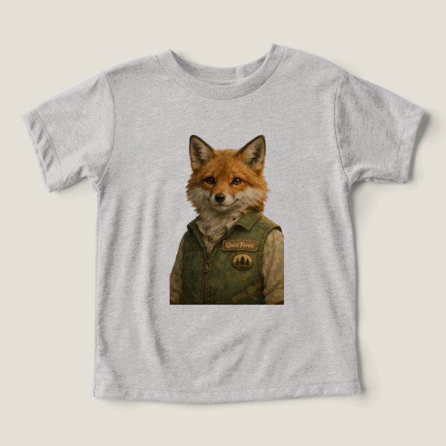 Guardabosques de zorro – Bella+Canvas Tri‑Blend pa (Diseño delantero )