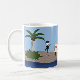 Guardacostas "que advierte: Taza llena de la