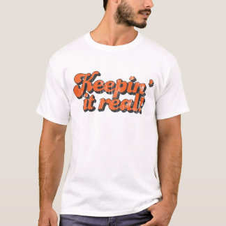 Guardándolo camiseta real