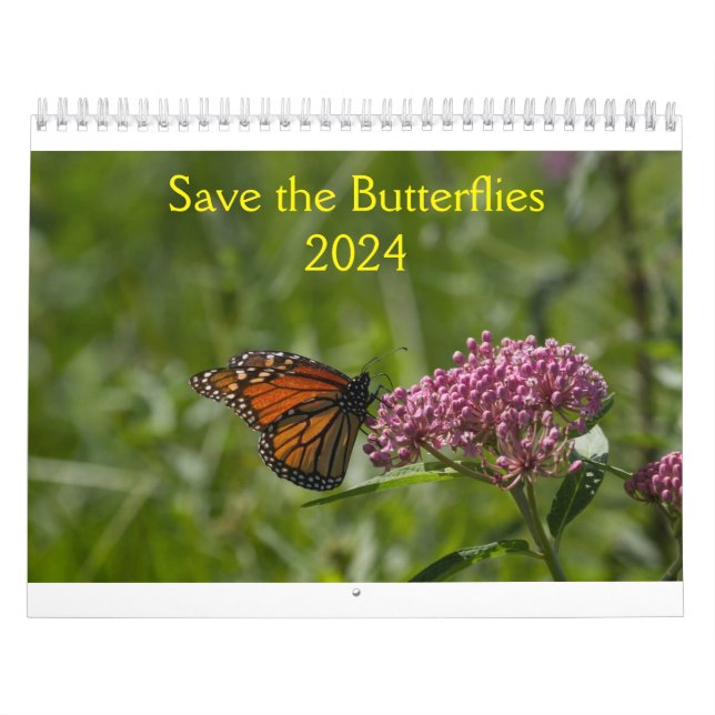 Guardar el calendario mariposas 2024 (Tapa)