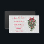 guardar el imán de decoración vintage de los navid<br><div class="desc">fondo de freepik.com guardar la fecha escritura a mano roja, acuarela navidades decoración vintage y tarjeta magnética copos de nieve</div>