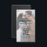 guardar el imán del boda de fotos de la pareja de<br><div class="desc">fondo de freepik.com moderno minimalista guardar la fecha , qr código , foto de pareja,  imán boda</div>