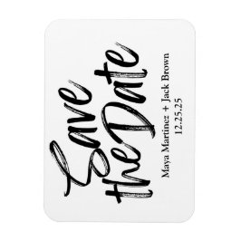 Guardar el imán fotográfico flexible de fecha