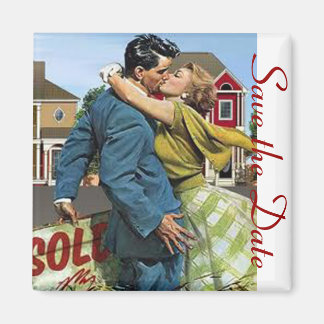 Guardar el imán retro de fecha