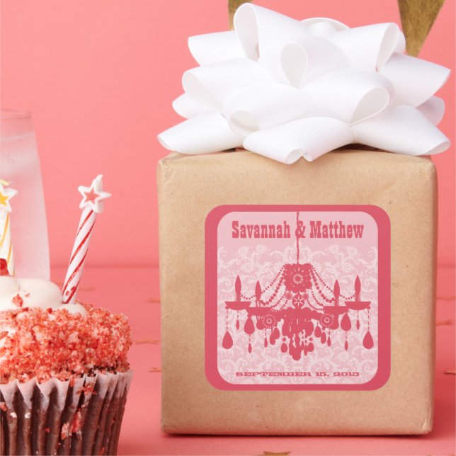 Guardar el Pegatina del Boda de candelabros de fec (Fiesta)