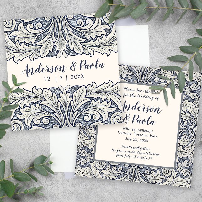 Guardar el recuerdo de fecha elegante estilo itali (Subido por el creador)