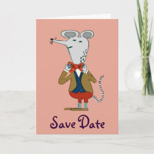 Guardar fecha, tarjetas de ratón Dressy