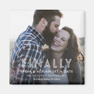 Guardar finalmente el imán Boda de fecha