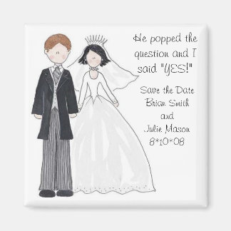 Guardar imanes de Boda de fechas