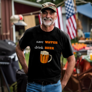 Guardar la camiseta de manga larga de cerveza de b