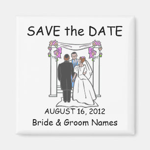 Guardar la cita imanes Boda Jewish Clipart