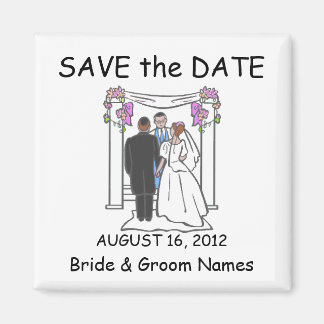Guardar la cita imanes Boda Jewish Clipart