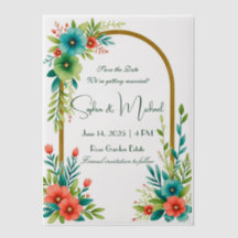 "Guardar la fecha" Boda personalizado