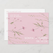 Guardar la fecha con flores