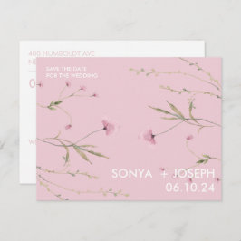 Guardar la fecha con flores