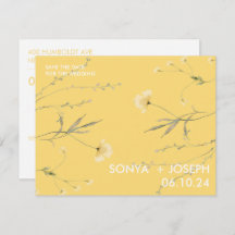 Guardar la fecha con flores