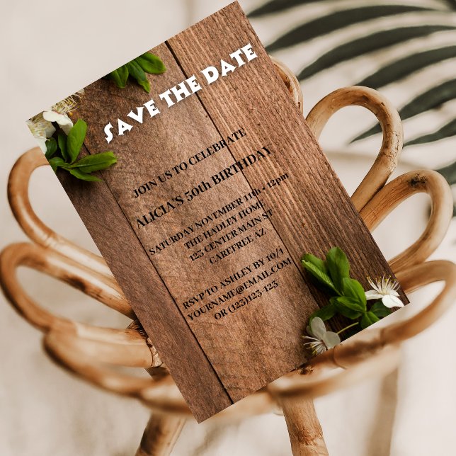 Guardar la fecha de la invitación a los 50 años de (Subido por el creador)