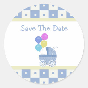 Guardar la fecha de los Pegatinas de Baby Shower