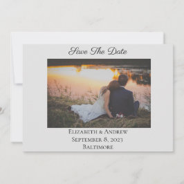 Guardar La Fecha Elegante Fotos Formales Gris