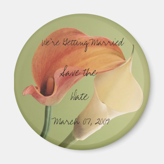 Guardar la fecha imán (Frente)