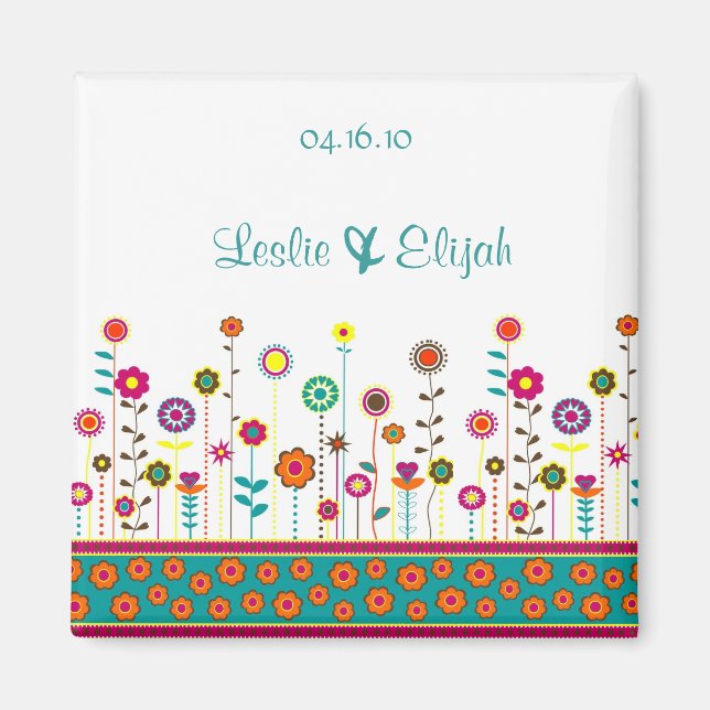 Guardar la fecha - imán Boda (Frente)