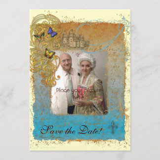 Guardar la fecha Invitación a la foto de un libro